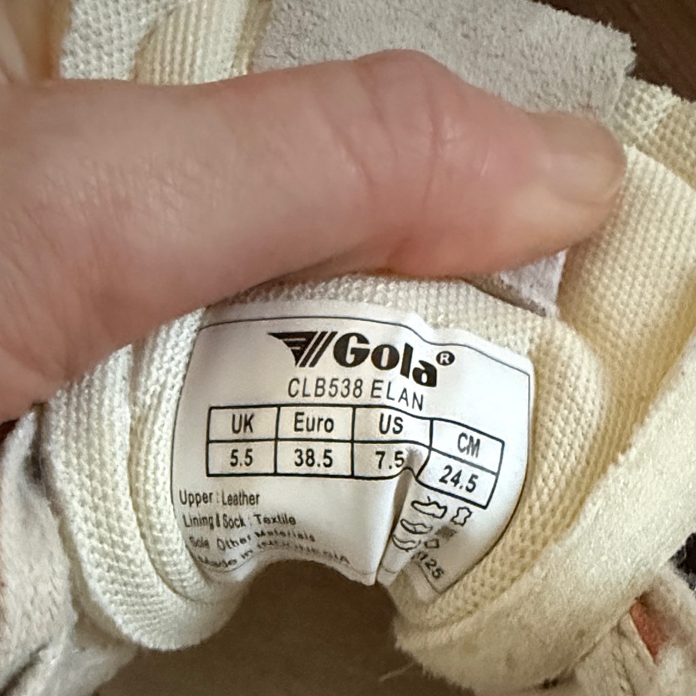 Gola Rose and Cream Casual Sneakers - Picture 2 of 6